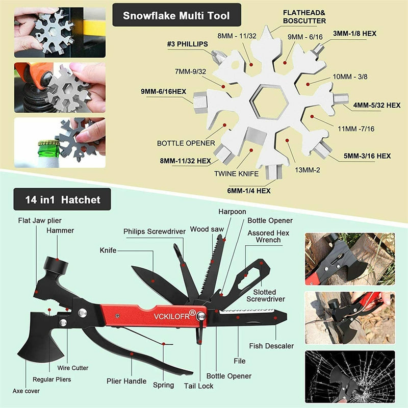 Load image into Gallery viewer, 32 In 1 Emergency Survival Equipment Kit Camping SOS Tool Sports Tactical Hiking
