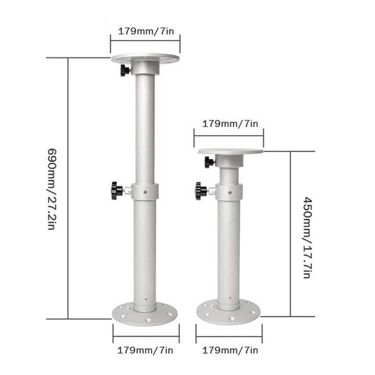 Table Pedestal Telescopic Furniture Leg for RV Marine Boat Caravan Motorhome