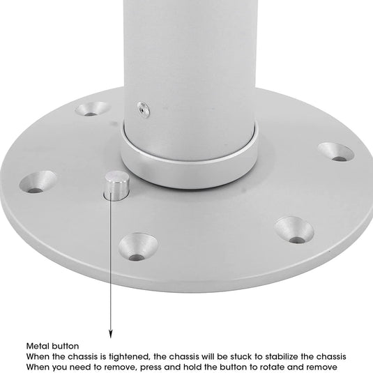 Table Pedestal Telescopic Furniture Leg for RV Marine Boat Caravan Motorhome