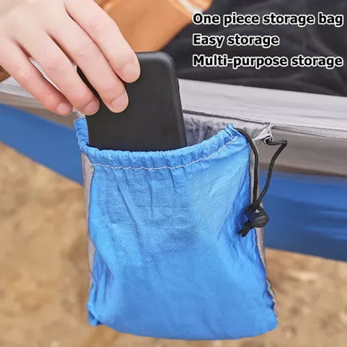 Load image into Gallery viewer, Outdoor Camping Hammock  Lightweight 260x140cm Portable Travel Darkblue
