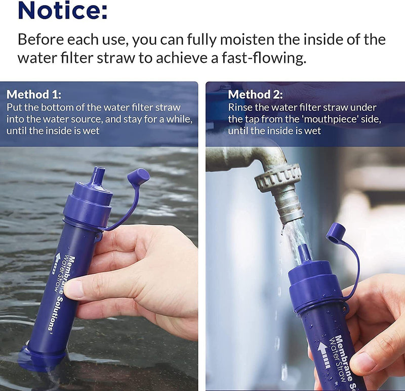 Load image into Gallery viewer, Personal Water Filter Straw 5000L Outdoor Survival Water Purification Straw0.1Î¼m
