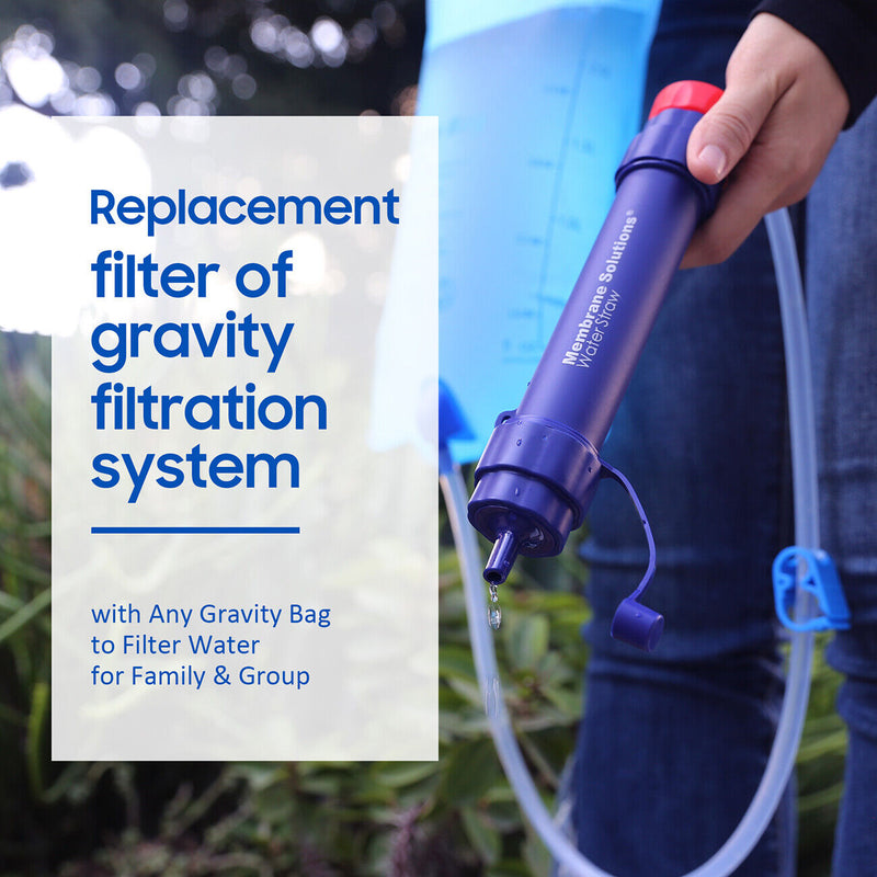 Load image into Gallery viewer, Personal Water Filter Straw 5000L Outdoor Survival Water Purification Straw0.1Î¼m
