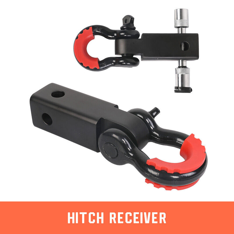 Load image into Gallery viewer, X-BULL 4WD Recovery Kit Snatch Strap Hitch Receiver Folding Shovel Survival 4X4
