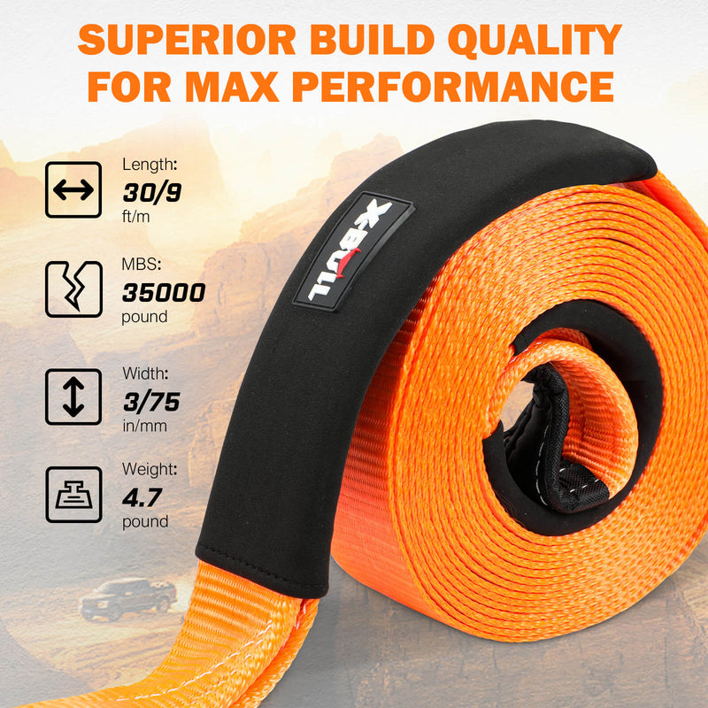Load image into Gallery viewer, X-BULL 4WD Recovery Kit Snatch Strap Hitch Receiver Folding Shovel Survival 4X4
