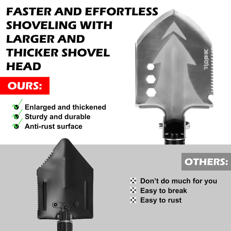 Load image into Gallery viewer, X-BULL 4WD Recovery Kit Snatch Strap Hitch Receiver Folding Shovel Survival 4X4
