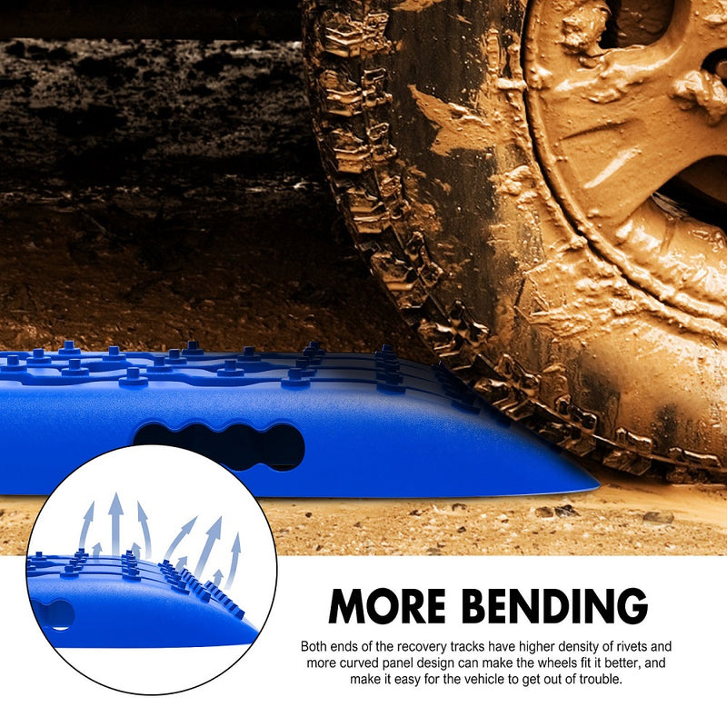 Load image into Gallery viewer, X-BULL Recovery tracks Sand tracks 2pcs Sand / Snow / Mud 10T 4WD Gen 2.0 - blue
