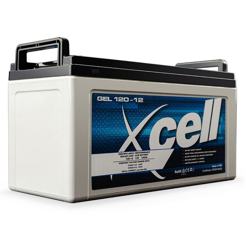 Load image into Gallery viewer, X-CELL GEL Battery 12V 120Ah Portable Sealed SLA Camping Solar Marine
