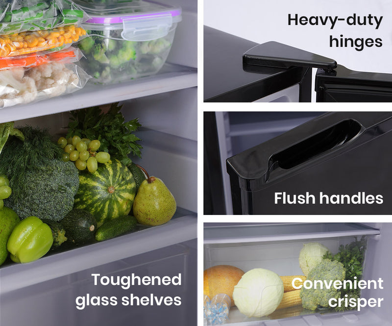 Load image into Gallery viewer, GECKO 70L Portable Fridge Freezer Camping Caravan Car Fridges 12V/24V/240V , Black
