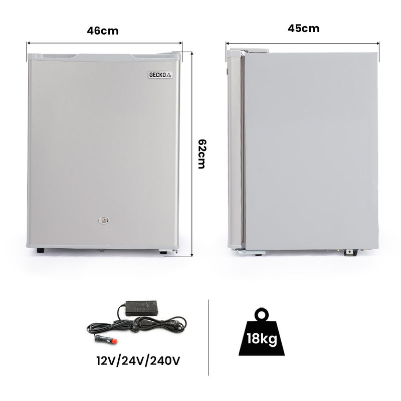 Load image into Gallery viewer, GECKO 70L Portable Fridge Freezer for Car Camping Caravans Fridges Refrigerator Cooler 12V/24V/240V
