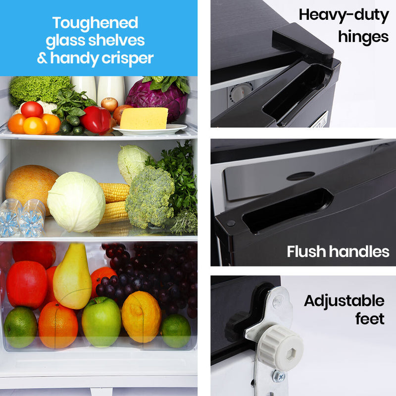 Load image into Gallery viewer, GECKO 95L Portable Upright Fridge Freezer Camping Caravans Bar Fridges 12V/24V/240V Refrigerator
