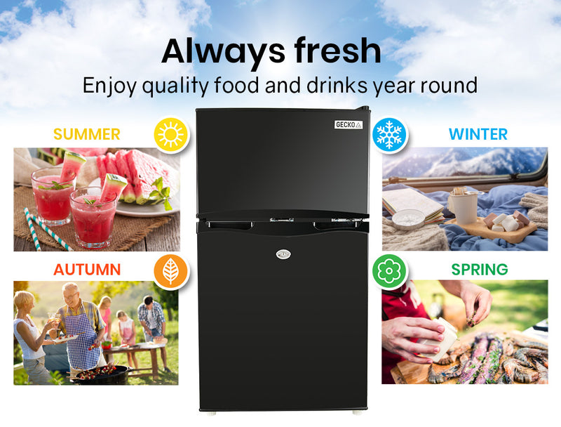 Load image into Gallery viewer, GECKO 95L Portable Upright Fridge Refrigerator 12V/24V/240V Caravan Motorhome
