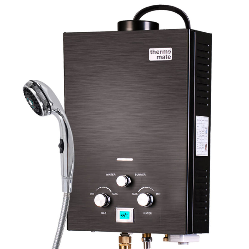 Load image into Gallery viewer, Thermomate Outdoor Water Heater Gas Camping Hot Portable Tankless Shower Pump
