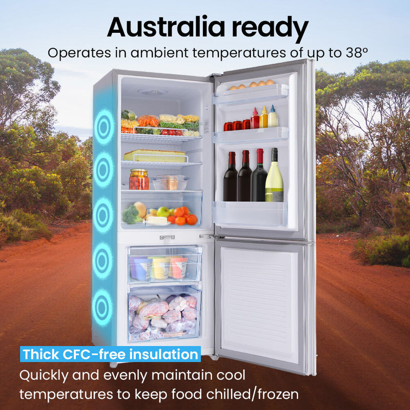 Load image into Gallery viewer, GECKO 139L Upright Portable Fridge / Freezer, 12V/24V/240V for Motorhome and Caravan, Silver
