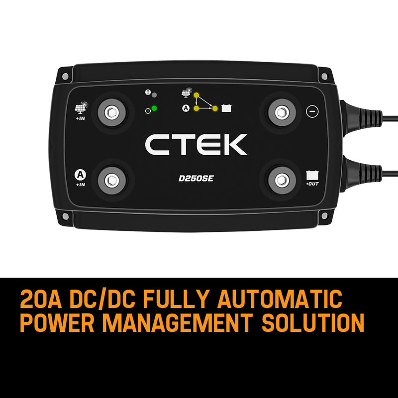 Load image into Gallery viewer, CTEK D250SE Dual Input DC-DC 20A Smart Battery Charger 12V Lead Acid Lithium Car
