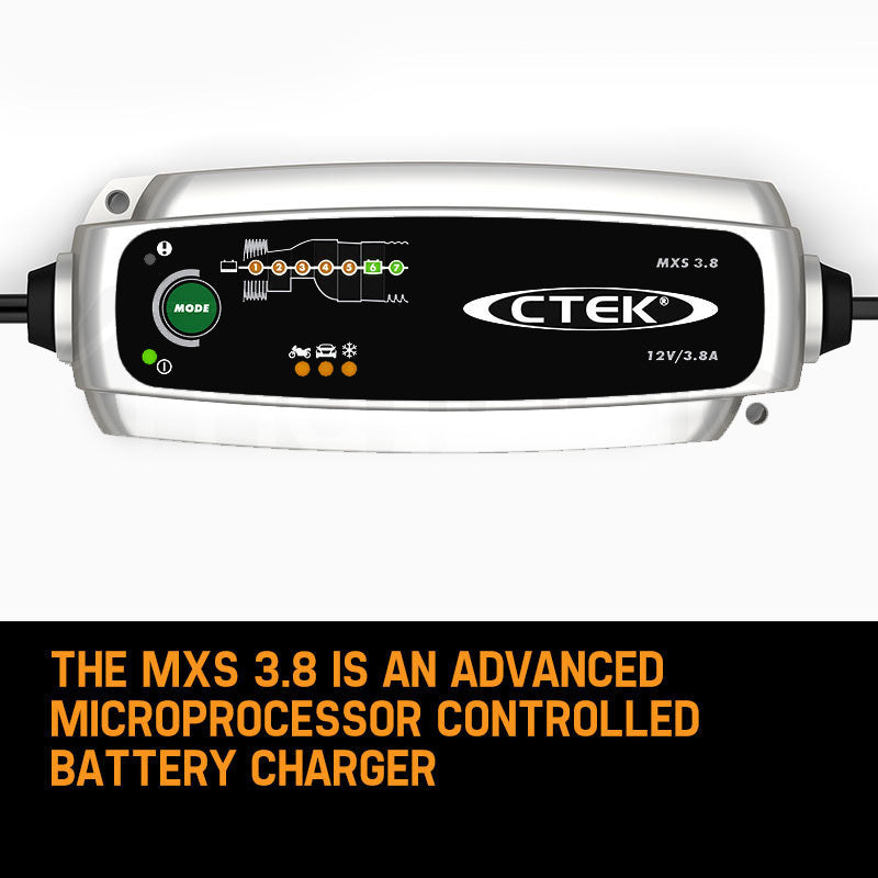 Load image into Gallery viewer, CTEK MXS 3.8 12V Smart Battery Charger Bundle Kit - Comfort Indicator Eyelet
