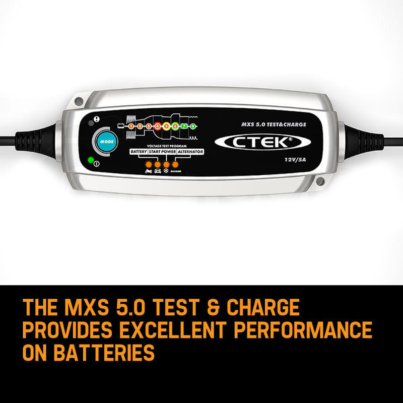 Load image into Gallery viewer, CTEK MXS 5.0 Test and Charge Battery Charger 12V 5Amp Deep Cycle AGM
