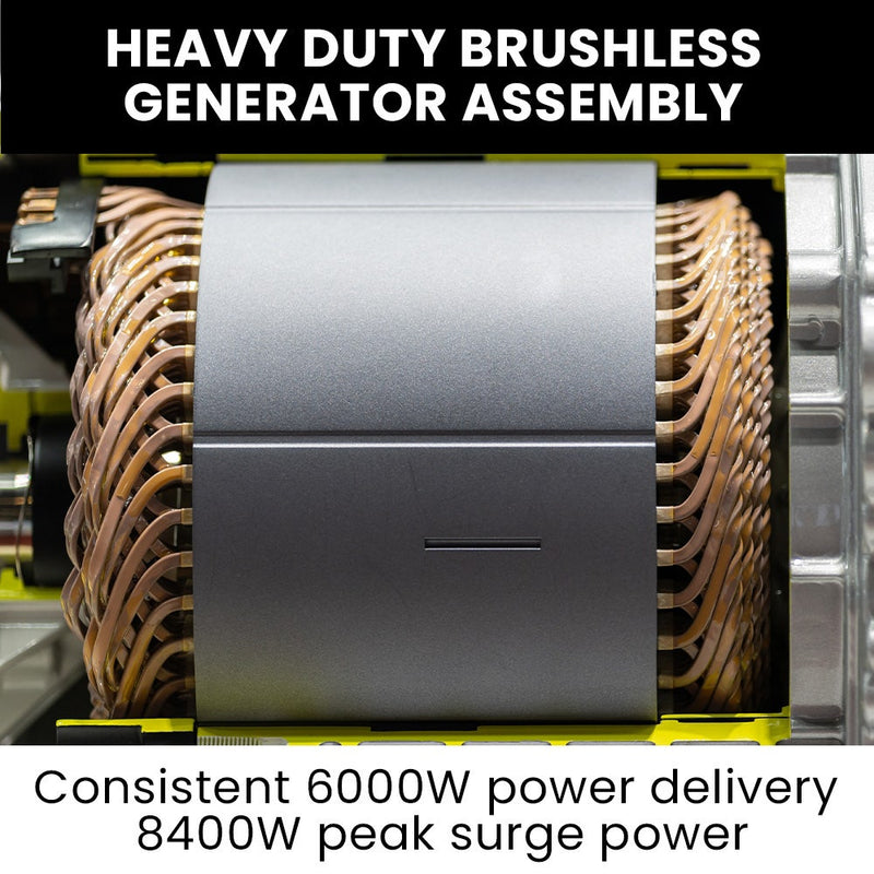 Load image into Gallery viewer, GENPOWER 8.4kW Peak 6kW Rated Commercial Diesel Generator, Electric Key Start, 6 x 15A, Single Phase
