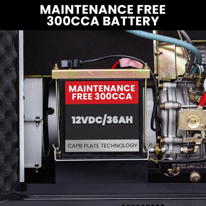 Load image into Gallery viewer, GENPOWER 8.4kW Peak 6kW Rated Commercial Diesel Generator, Electric Key Start, 6 x 15A, Single Phase
