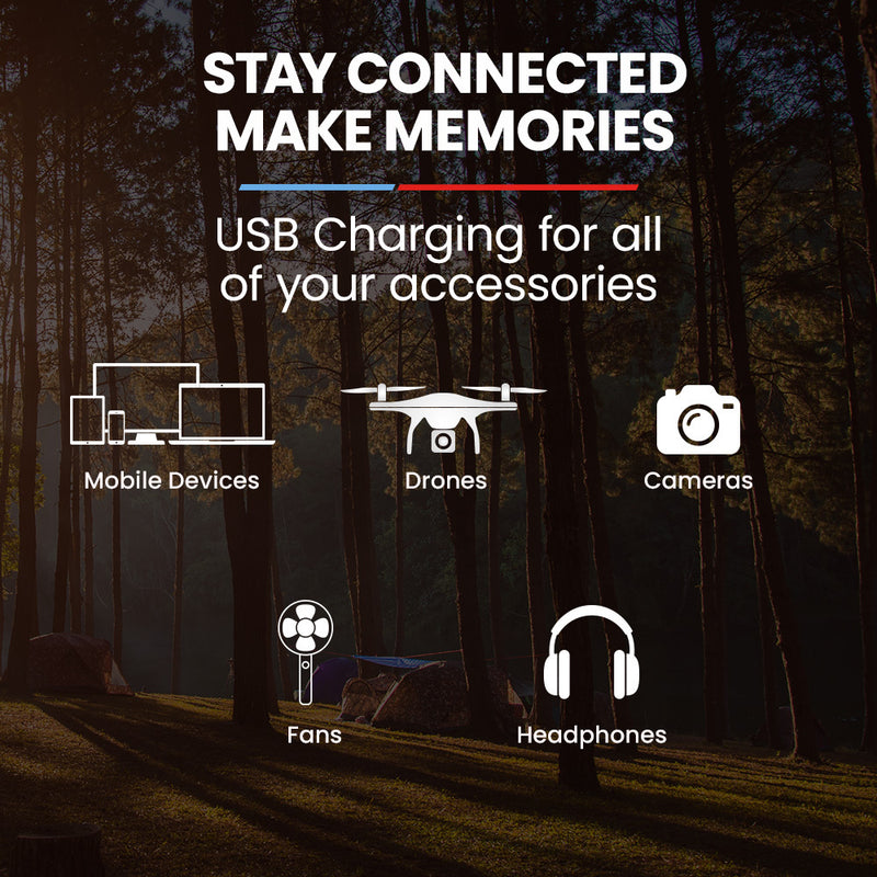 Load image into Gallery viewer, GENPOWER 300W Portable Lithium Power Station 288Wh LiFePo4, Multiple Voltage Output, 15W Wireless Charger, Ideal for Camping, Home Backup and Power Tools
