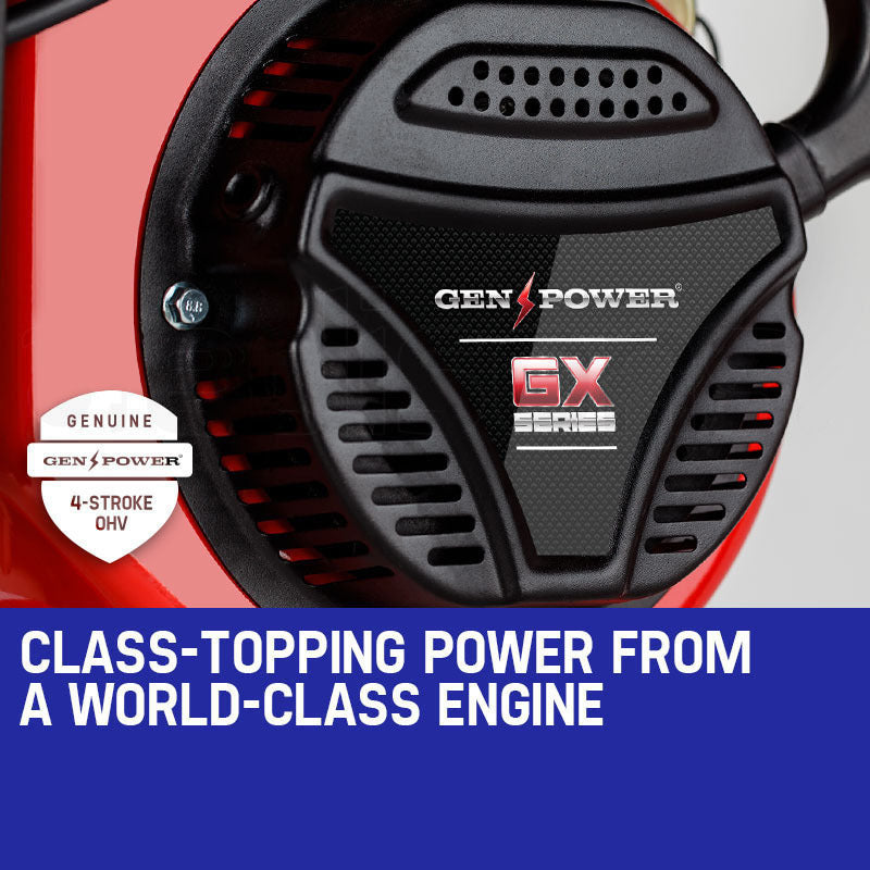Load image into Gallery viewer, GENPOWER 4.2kW Peak 3kW Rated Generator Single-Phase Petrol - Site Portable

