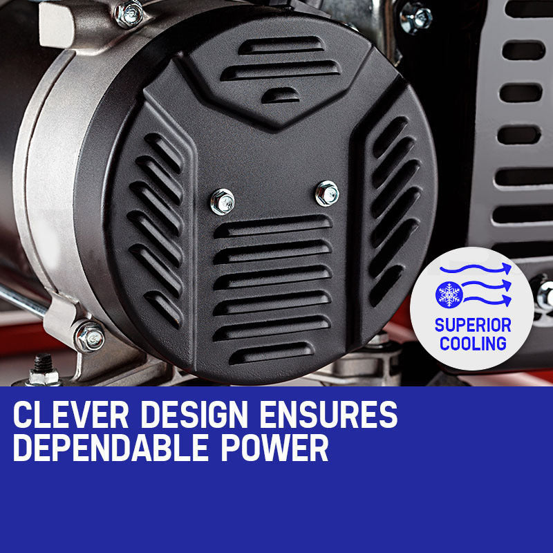 Load image into Gallery viewer, GENPOWER 4.2kW Peak 3kW Rated Generator Single-Phase Petrol - Site Portable
