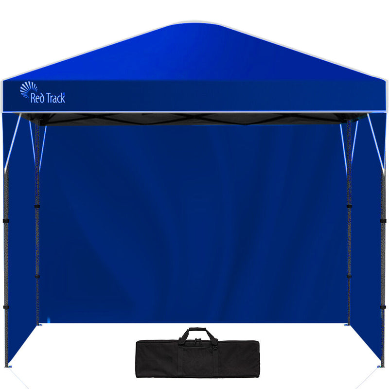 Load image into Gallery viewer, RED TRACK 3.6x2.2m Ultra Compact Folding Gazebo, Walls, Carry bag, Portable Outdoor Popup Marquee for Camping Beach, Navy Blue
