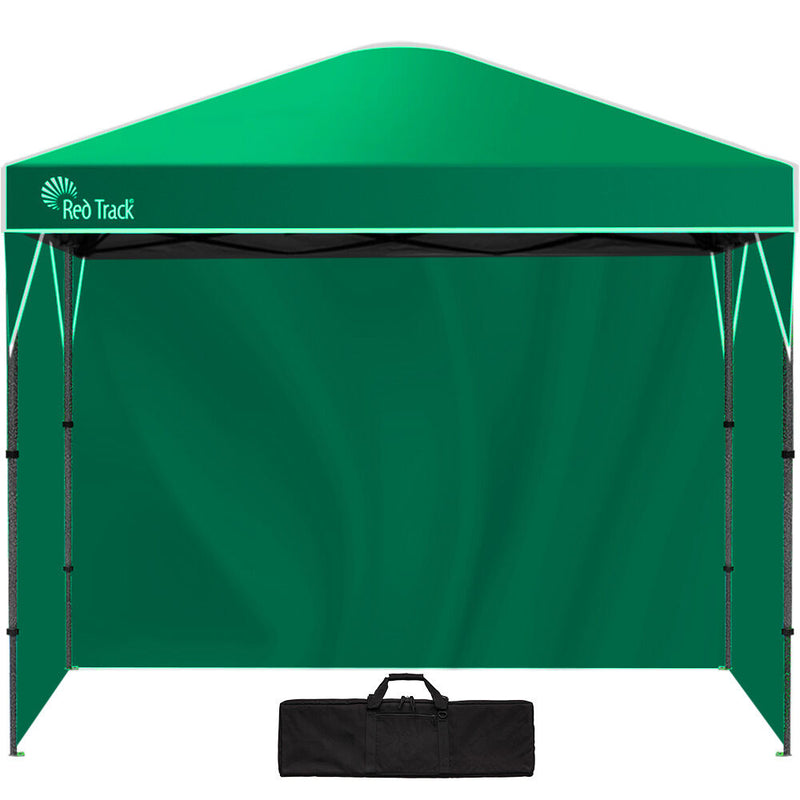 Load image into Gallery viewer, RED TRACK 3.6x2.2m Ultra Compact Folding Gazebo, Walls, Carry bag, Portable Outdoor Popup Marquee for Camping Beach, Green

