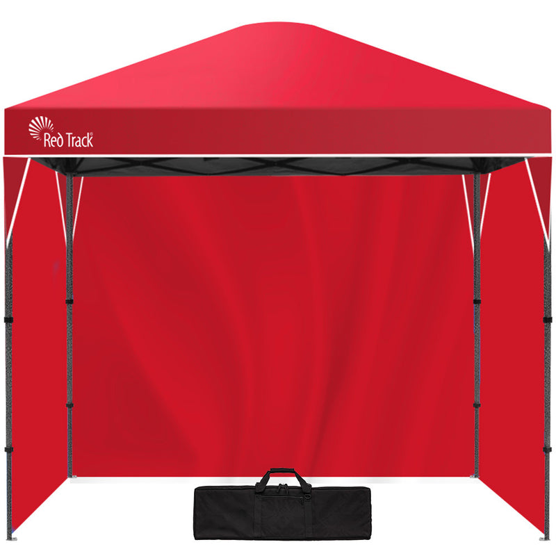 Load image into Gallery viewer, RED TRACK 3x3m Ultra Compact Folding Gazebo, Walls, Carry bag, Portable Outdoor Popup Marquee for Camping Beach, Red
