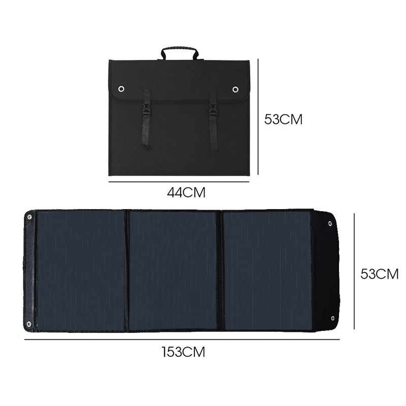 Load image into Gallery viewer, GENPOWER 100W Portable USB Folding Solar Panel for Camping
