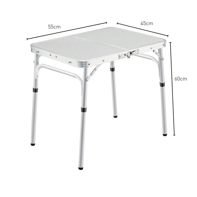 Load image into Gallery viewer, KILIROO Camping Table 60cm Silver
