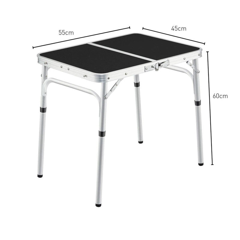 Load image into Gallery viewer, KILIROO Camping Table 60cm Black
