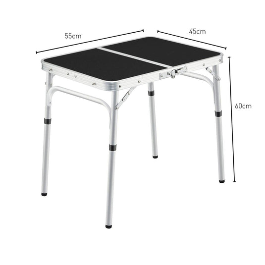 KILIROO Camping Table 60cm Black