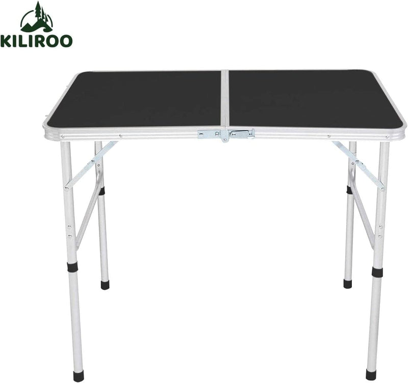 Load image into Gallery viewer, KILIROO Camping Table 90cm Black
