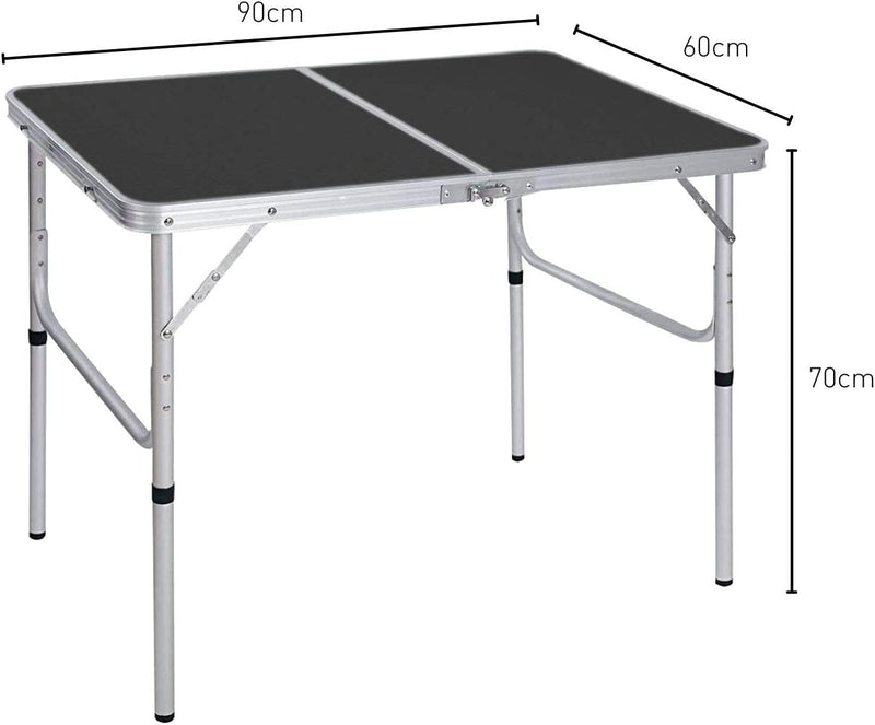 Load image into Gallery viewer, KILIROO Camping Table 90cm Black
