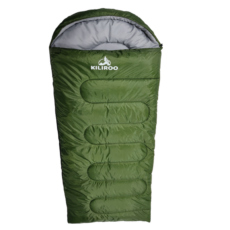 Load image into Gallery viewer, KILIROO Sleeping Bag 500GSM Army Green
