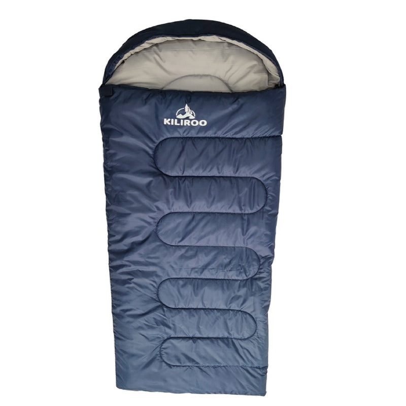 Load image into Gallery viewer, KILIROO Sleeping Bag 350GSM Navy Blue
