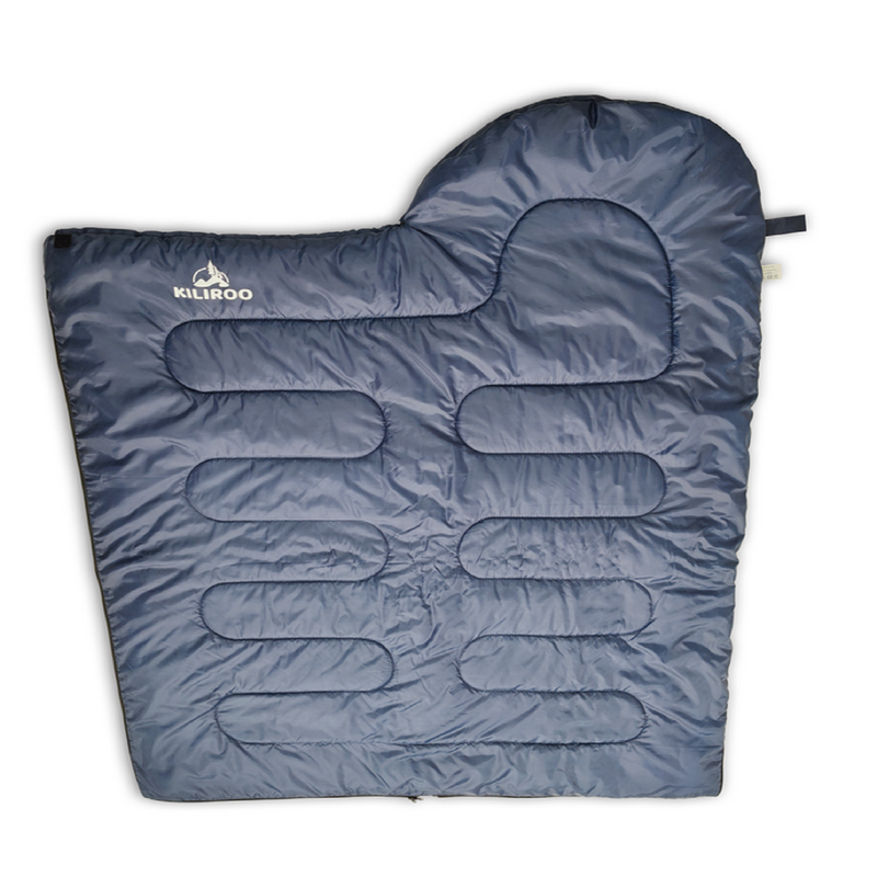 Load image into Gallery viewer, KILIROO Sleeping Bag 350GSM Navy Blue
