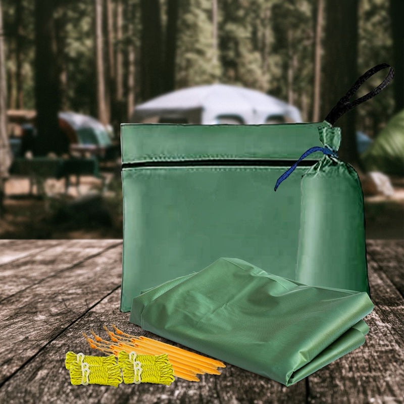 Load image into Gallery viewer, KILIROO 3X4m Large Waterproof Camping Tarp Tent (Forest Green)
