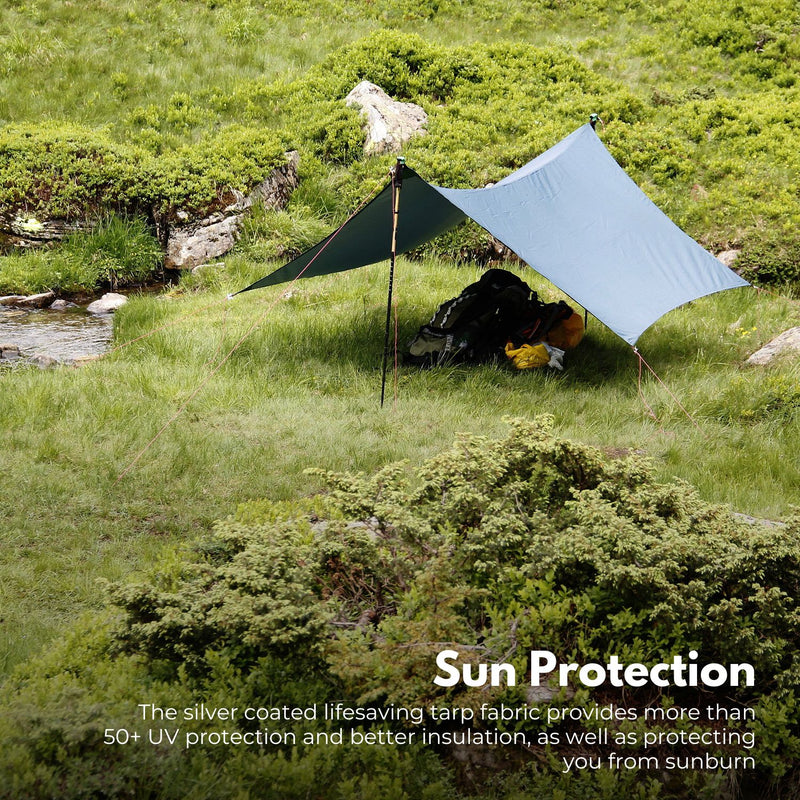 Load image into Gallery viewer, KILIROO 3X4m Large Waterproof Camping Tarp Tent (Forest Green)
