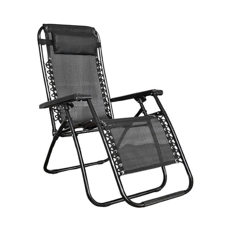 Load image into Gallery viewer, KILIROO Folding Reclining Camping Chair With Breathable Mesh (Black)
