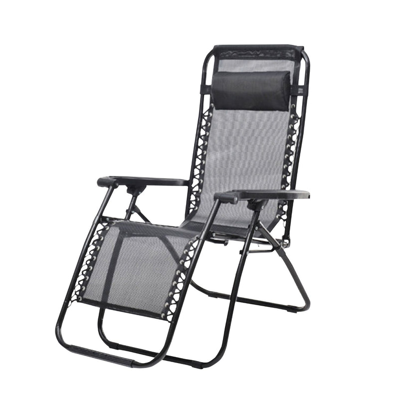 Load image into Gallery viewer, KILIROO Folding Reclining Camping Chair With Breathable Mesh (Black)
