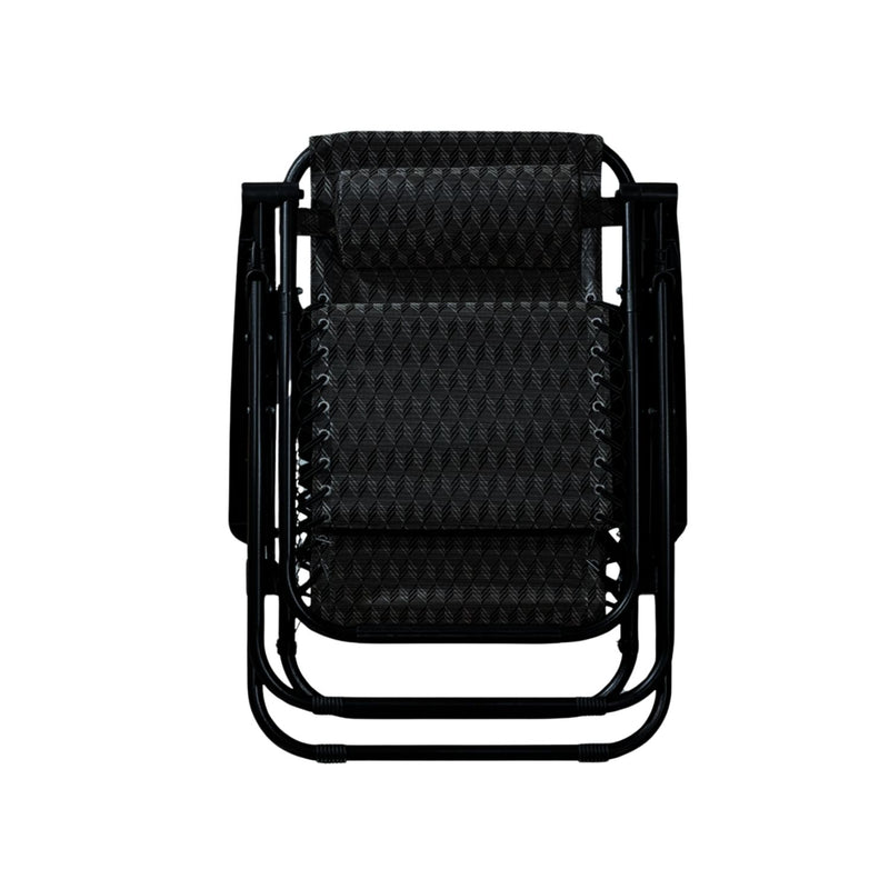 Load image into Gallery viewer, KILIROO Folding Reclining Camping Chair With Breathable Mesh (Black)
