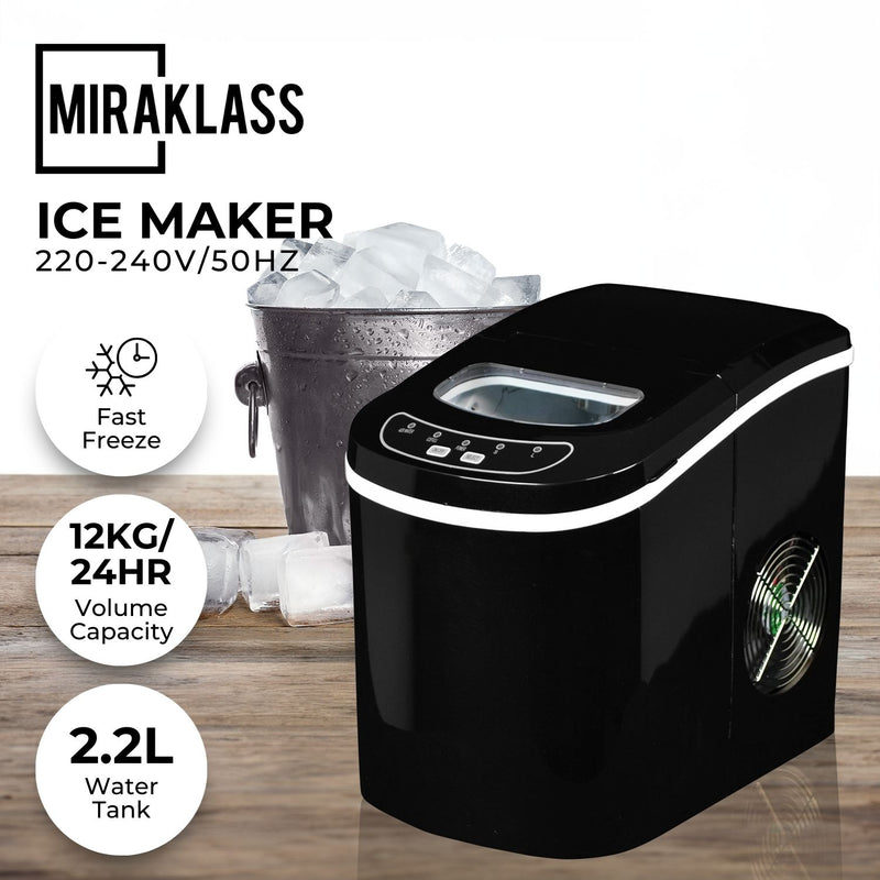 Load image into Gallery viewer, Miraklass Ice Maker Machine Black 2.2L
