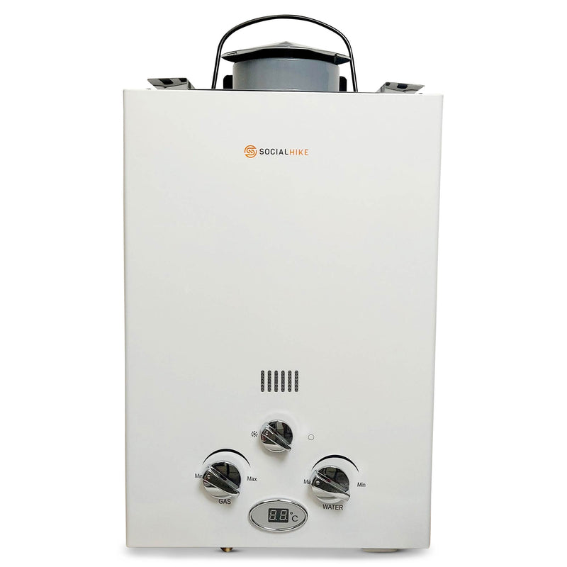 Load image into Gallery viewer, 6L Portable Gas Water Heater Shower Outdoor Camping Hot Pump Tankless LPG System
