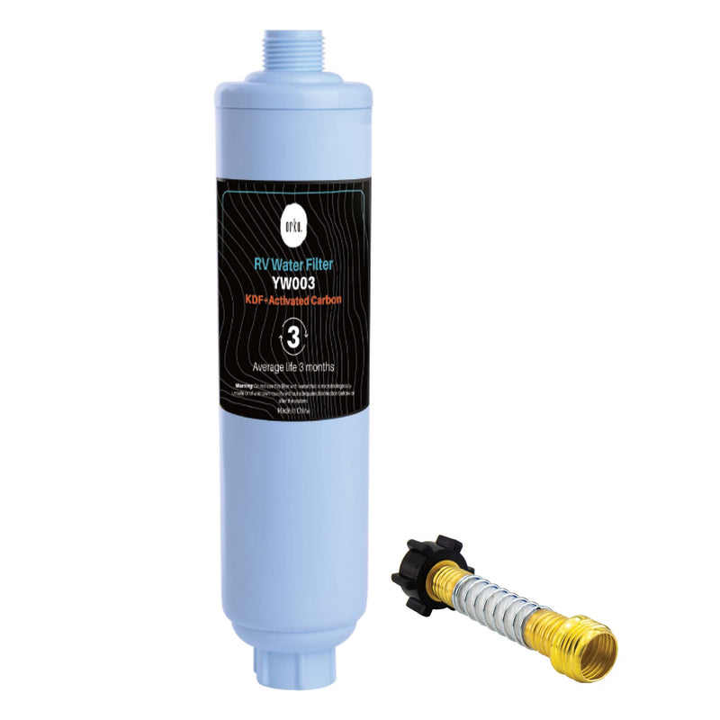 Load image into Gallery viewer, Inline Water Filter - RV Caravan Hose - Activated Carbon KDF Cartridge - YW003
