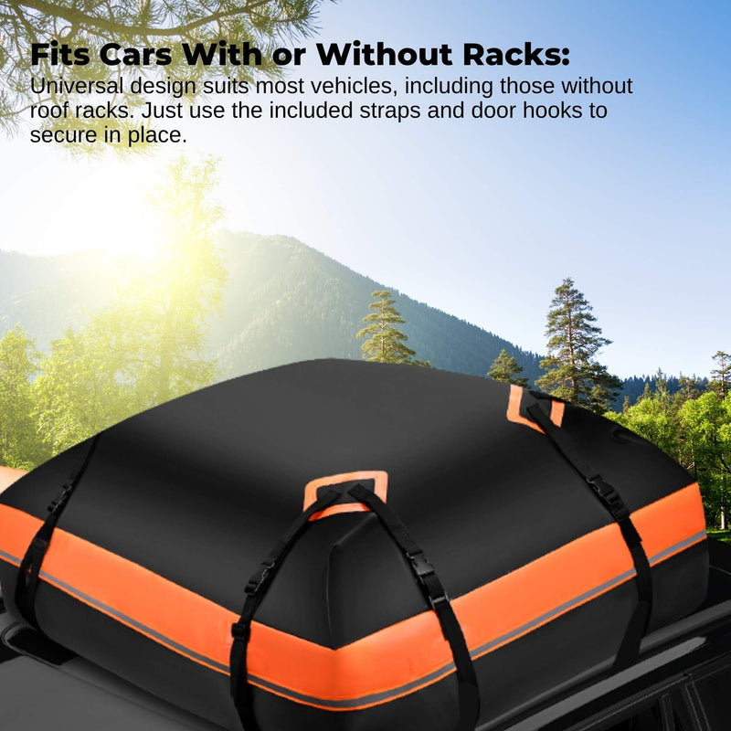 Load image into Gallery viewer, Social Hike 428L Car Rooftop Storage Carrier - Soft-Shell Waterproof Roof Bag
