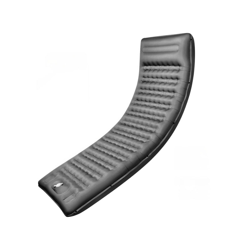 Load image into Gallery viewer, Social Hike Step-Inflating Camping Mattress Lightweight Waterproof Sleeping Grey
