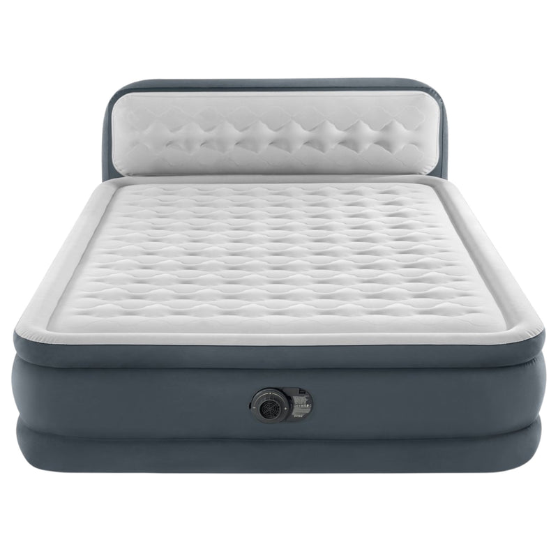 Load image into Gallery viewer, Intex Dura-beam Deluxe Ultra Plush Headboard Air Mattress - Queen
