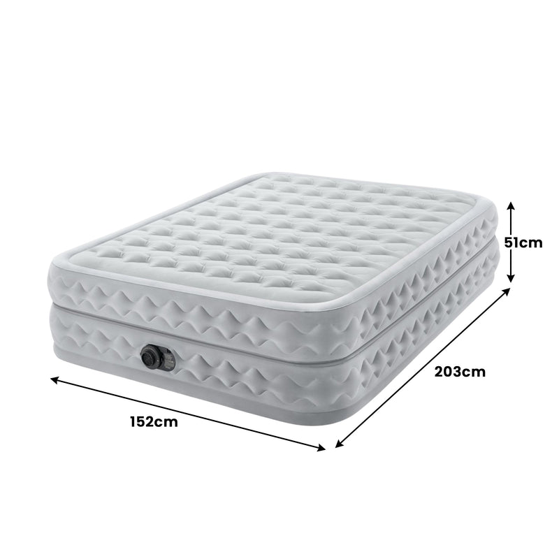 Load image into Gallery viewer, Intex Dura-beam Deluxe Supreme Air-flow Air Mattress - Queen
