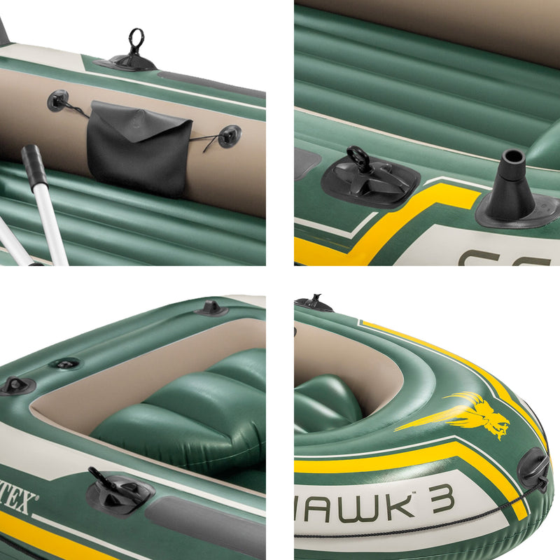 Load image into Gallery viewer, Intex Seahawk 3-person Inflatable Boat Set
